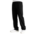thumbnail image 6 of SJLDQY Boys' Baggy Sweatpants Elastic Waist Casual Trousers Solid Color Loose Fit Joggers with Pockets, 6 of 8