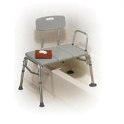 Complete Medical 1178C Transfer Bench Plastic 3-Section and Backrest