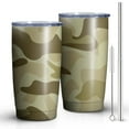 thumbnail image 2 of Camouflage 20oz Coffee Tavel Tumblers, Stainless Steel Mobile Tumbler, Vacuum Insulated Coffee Mug with Lid, Spill-Proof Travel Cup for Hot & Cold Drinks, 2 of 6