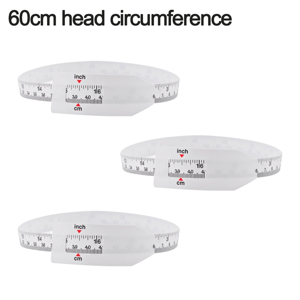 3pcs 60cm/24inch Multifunctional Reusable Baby Head Circumference