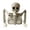 B, variant on Halloween Decorations Half Body Skeleton, 1pcs Life Size Prop for Indoor , Party Decor, Yard Display for a Frightful Night, 1Pack A