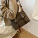 thumbnail image 4 of Bolso Bandolera Piel Sintética Ante Sintético Vintage Otoño Invierno para Mujer, 4 of 9