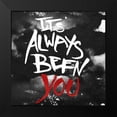 thumbnail image 2 of OnRei 15x15 Black Modern Framed Museum Art Print Titled - Its Always Been You, 2 of 5