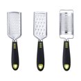 thumbnail image 1 of Advancent Rebanadoras de alimentos de mano de acero inoxidable, 3 piezas, ralladores, especias, hierbas, ajo, molinillo de cocina, herramientas Herramientas y accesorios para hornear, 1 of 6