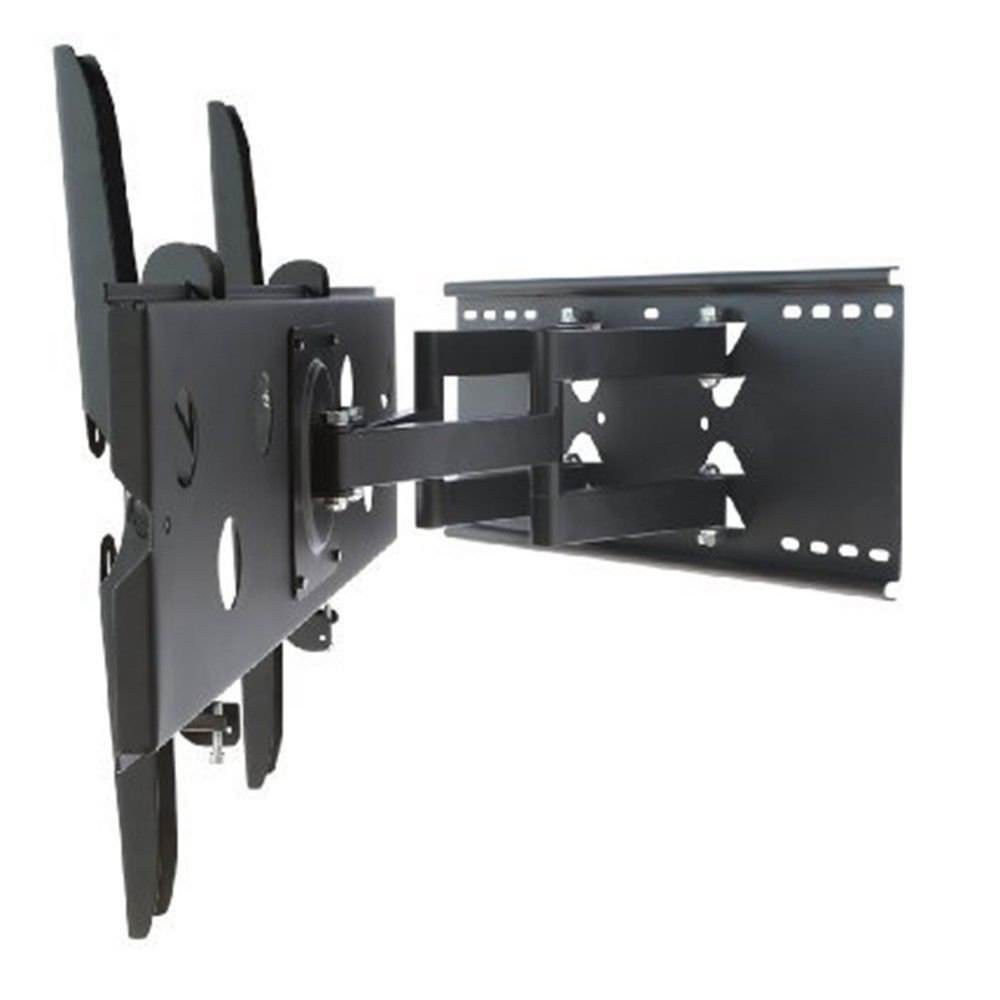 2xhome - Universal TV Wall Mount Tilt and Swivel Full Motion Articulating Dual Arm Extended Arm for 35" 40" 45" 50" 60" 65" 70" 75"