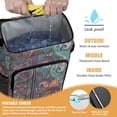 thumbnail image 2 of Travel Cooler Bag - Paisley Pattern Camping Beer Cooler Backpack with Bottle Opener- Waterproof Insulated Picnic Backpacks - Cooler Bag for Beach, 2 of 6