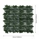 thumbnail image 2 of Jardín Exterior, Seto De 19,68 Pulgadas, Hojas, Valla De Privacidad, Pantalla De Pared, Ventana, Verde Oscuro Y Claro (Hojas De Potos/Hojas De Uva/Hojas De Arce/Hojas De Patata), 2 of 3