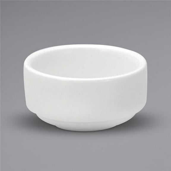 1.5 oz  Bright White Ware Mini Porcelain Ramekin