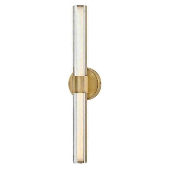 Georgette - Light Lacquered Brass Brass - LED Steel