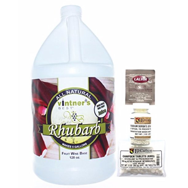 Complete Fruit Wine Base KitRhubarb