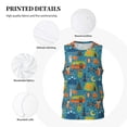 thumbnail image 3 of Xecao Animals In Camping print basketball shirt for both men and women, a unisex basketball jersey perfect for theme parties-Small, 3 of 6