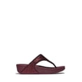 thumbnail image 3 of Fitflop Women's Lulu Crinkled-Shimmer Toe-Post Sandals, 3 of 7