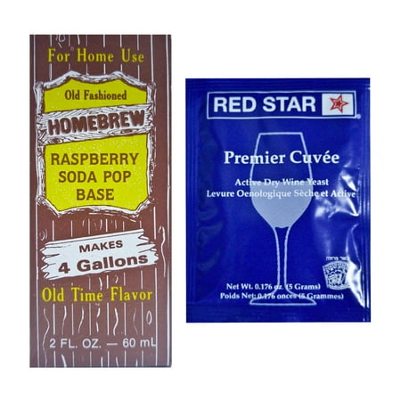 - Homebrew Raspberry Soda Extract and Cuvee Yeast Kit Homemade soft drink