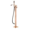 thumbnail image 4 of Eisen Home SevenFalls Single Handle Floor Mounted Freestanding Tub Filler with Handshower, 4 of 5