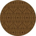 thumbnail image 1 of Ahgly Company Indoor Round Patterned Blood Night Red Area Rugs, 6' Round, 1 of 6
