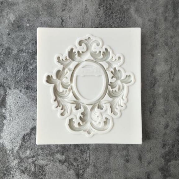 Soumake 3D Relief Flower Silicone Fondant Mold Chocolate Cake Border Decoration Mould Household