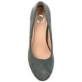thumbnail image 3 of Journee Womens Fai Round Toe Mid Block Heel Pumps, 3 of 10