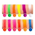 thumbnail image 4 of 12 Colors Fluorescent Powder Dark Glow Luminous Pigment Powder Set Nail Powder Eye Shadow, 4 of 8