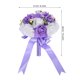 thumbnail image 2 of Raindrops 1Ud Bouquet De Flores Artificiales Moradas Para Novia Y Ambientes Decorativos, 2 of 7