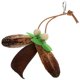 thumbnail image 3 of Parrot Chewing Toy Wooden Bird Cage Bite Toy Hanging Parrot Foraging, 3 of 4