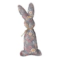 thumbnail image 4 of GUOOL Easter Rabbit Animal Doll Easter Decoration Supplies Lovely Appearance Cloth Easter Bunny Animal Toy for Valentine's Day Gift Gray Floral, 4 of 9
