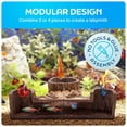 thumbnail image 4 of Cueva para acuario FISHNOSH 13x7x5 cm con aspecto de madera, libre de BPA, 4 of 9
