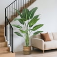 thumbnail image 4 of Árbol Artificial Ave del Paraíso – 72 Pulgadas – 13 Troncos – Planta Falsa en Maceta – Decoración Interior y Exterior – Hogar y Oficina, 4 of 6