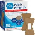 thumbnail image 7 of MED PRIDE Sterile Fingertip Fabric Bandages 1.75in X 3in Hypoallergenic Latex-Free Adhesive Finger Tip Bandages 100 Count for Sensitive Skin, 7 of 7