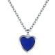 thumbnail image 2 of Collar con cadena de acero inoxidable con forma de corazón y foto de amor, con diseño de nicho de lujo, ligero y combinable para mujer, con cambio de color sensible a la temperatura, 2 of 5