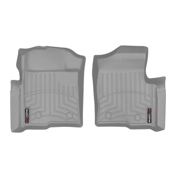 WeatherTech Custom Fit FloorLiners compatible with Ford F-150, F-150 SVT Raptor - 1st Row (Driver & Passenger), Grey