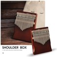 thumbnail image 5 of Instrumento Musical de madera de pino Kalimba de 17 teclas, Piano de dedo pulgar para principiantes, 5 of 5