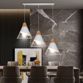 thumbnail image 2 of Artistic Pendant Light, Designer Creativity Modern Wood Pendant Lights For Residence Cafe Kitchen, 2 of 5