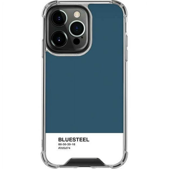 Skinit Color Palette Bluesteel iPhone 14 Pro Clear Case