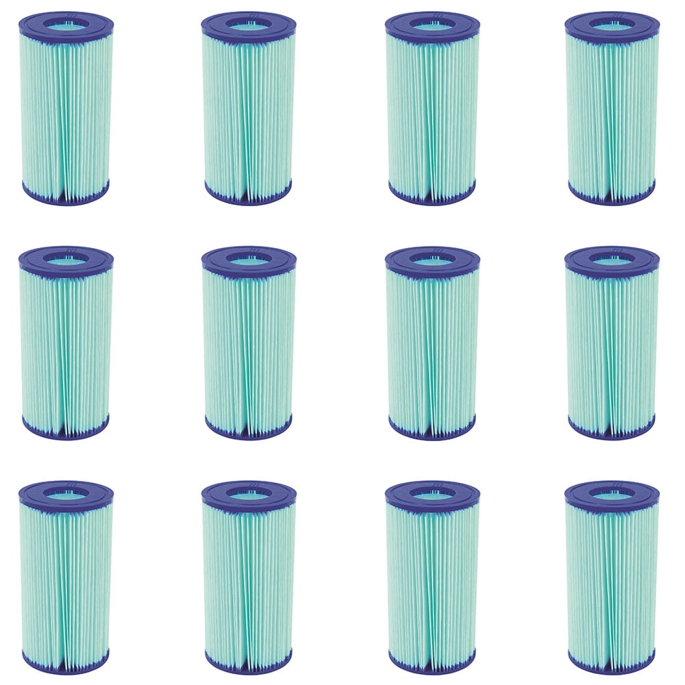 Bestway Flowclear Type III, A/C Pool Filter Cartridge (12 Pack