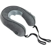 BOSSCARE Shiatsu Pillow Neck Massager Cordless Portable Travel Massager for Pain Relief Dark Gray