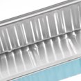 thumbnail image 2 of ONAPARTER 25 Pcs Baking Mold Cake Pan Bread Foil Pans with Lids Takeout Food Aluminum Container （Sky-blue）, 2 of 6