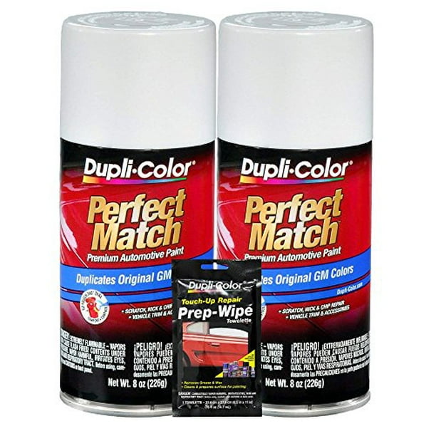 DupliColor Polar/Arctic White General Motors ExactMatch Automotive