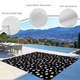 thumbnail image 3 of Colorful Polka Dot Outdoor Rug for Patio/Deck/Porch, Non-Slip Large Area Rug 6 x 9 Ft, Modern Minimalist Geometric Black Indoor Outdoor Rugs Washable Area Rugs, Reversible Camping Rug Carpet Runner, 3 of 8