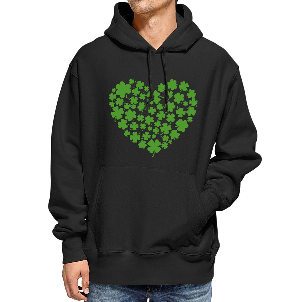 St Patrick's Day Hoodie for Women Teen Girls Lucky Charm Clover Pullover Hoodies 