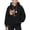 Black, variant on Ljudmp Women's Men's Cat Dog Pouch Hoodie Large Pet Pouch Sweatshirt Puppy Kitten Holder Carrier Long Sleeve Pullover Shirt Unisex Hooded Tops Black L
