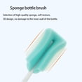thumbnail image 3 of Visland 5Pcs Baby Feeding Bottle Brush and Nipple Cleaner with Hook Kids Water Bottle Brush Set Long Handle Narrow Neck Glass Bottle Kitchen Washing Straw Cleaning Brush, 3 of 7
