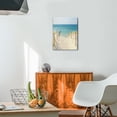 thumbnail image 4 of Coastline View 12X16inch Beach Seascape Painting, Sea Nature Pictures on Canvas Wall Art, Perfect for Living Room, Bedroom, or Office Décor, Easy to Hang, Beautiful Home Decoration, 4 of 7