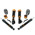 thumbnail image 4 of Coilover Struts Spring Shocks Adjustable Height Coilovers Suspension Struts Coil Spring Shocks and Struts Full Set Kits ECCPP Fit for 2006 2007 2008 2009 2010 2011 for Honda Civic, 4 of 4