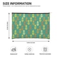 thumbnail image 4 of Fotbe Pineapples1 Reusable Cosmetic Bag Makeup Bag for Women Large Travel Cosmetic Pouch Girls' Make Up Organizer, 4 of 8