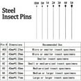 Stainless Steel Insect Pins Kit Specimen Entomology Pins Butterfly