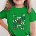 thumbnail image 2 of oelaio Kids 250 Years American Flag Shirt Patriotic 1776-2026 Anniversary Tee for Girls Boys 4th of July Celebration T-shirt Green 160, 2 of 7