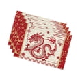 thumbnail image 3 of Juego de 4 manteles individuales Macarena Decoración de mesa año nuevo chino 2024, 3 of 8
