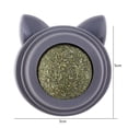 thumbnail image 3 of Bola de hierba gatera giratoria, bolas de hierba gatera seguras naturales, suministros de salud para mascotas de juguete (gris), 3 of 5