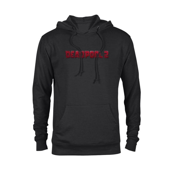 Marvel Deadpool Movie Logo - Pullover Hoodie for Adults - Customized-Black
