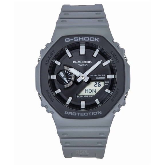 Casio G-Shock Analog Digital Smartphone Link Bio-Based Resin Strap Grey Dial Tough Solar GA-B2100LUU-8A 200M Men's Watch